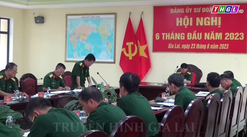 Đảng ủy Sư đoàn 320 – Quân đoàn 3 tổ chức hội nghị 6 tháng đầu năm 2023
