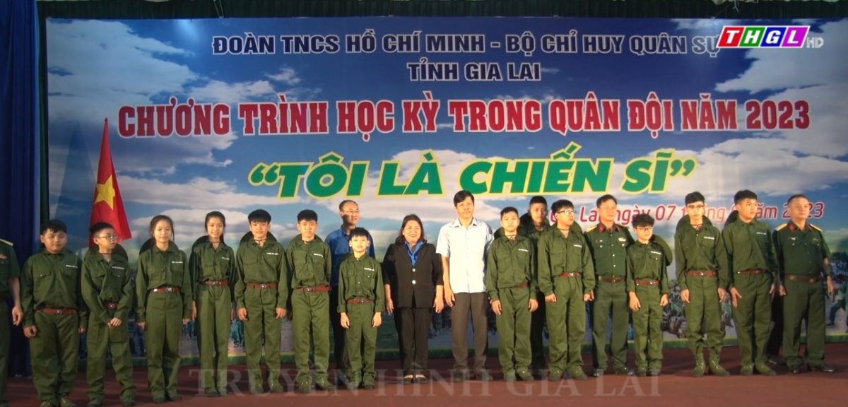 123 chiến sỹ tham gia Chương trình Học kỳ trong quân đội năm 2023