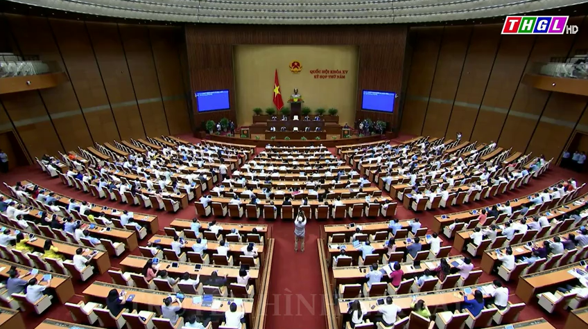 Quốc hội tiến hành chất vấn nhóm vấn đề thuộc lĩnh vực lao động, thương binh và xã hội