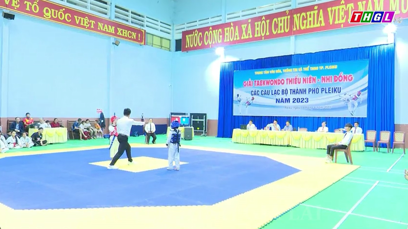 Giải Taekwondo thiếu niên, nhi đồng các câu lạc bộ TP. Pleiku năm 2023
