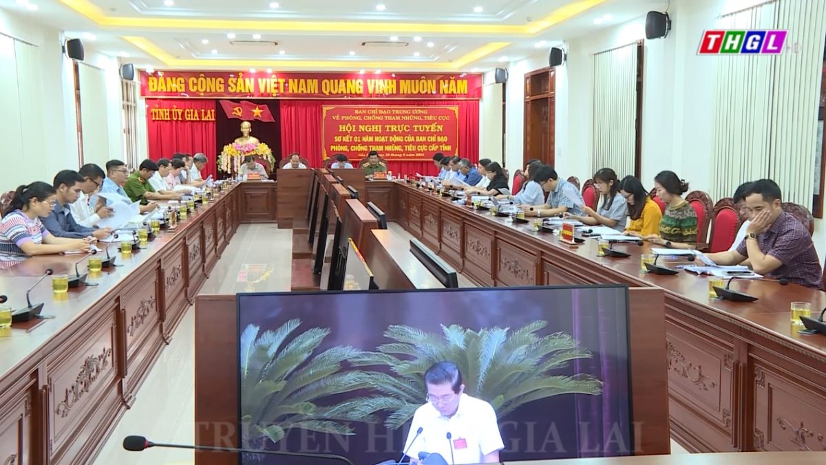 Sơ kết 1 năm hoạt động của Ban Chỉ đạo phòng, chống tham nhũng, tiêu cực cấp tỉnh