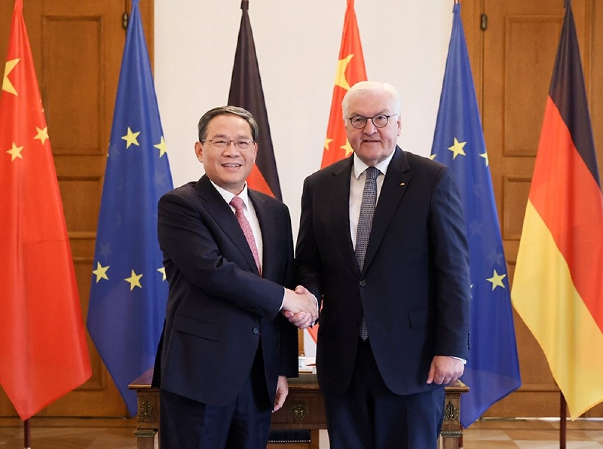 Thủ tướng Lý Cường: Rủi ro lớn nhất của Trung Quốc và Đức là không hợp tác