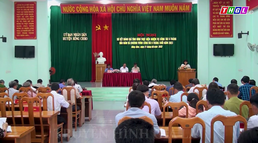 UBND huyện Kông Chro sơ kết công tác 6 tháng đầu năm 2023