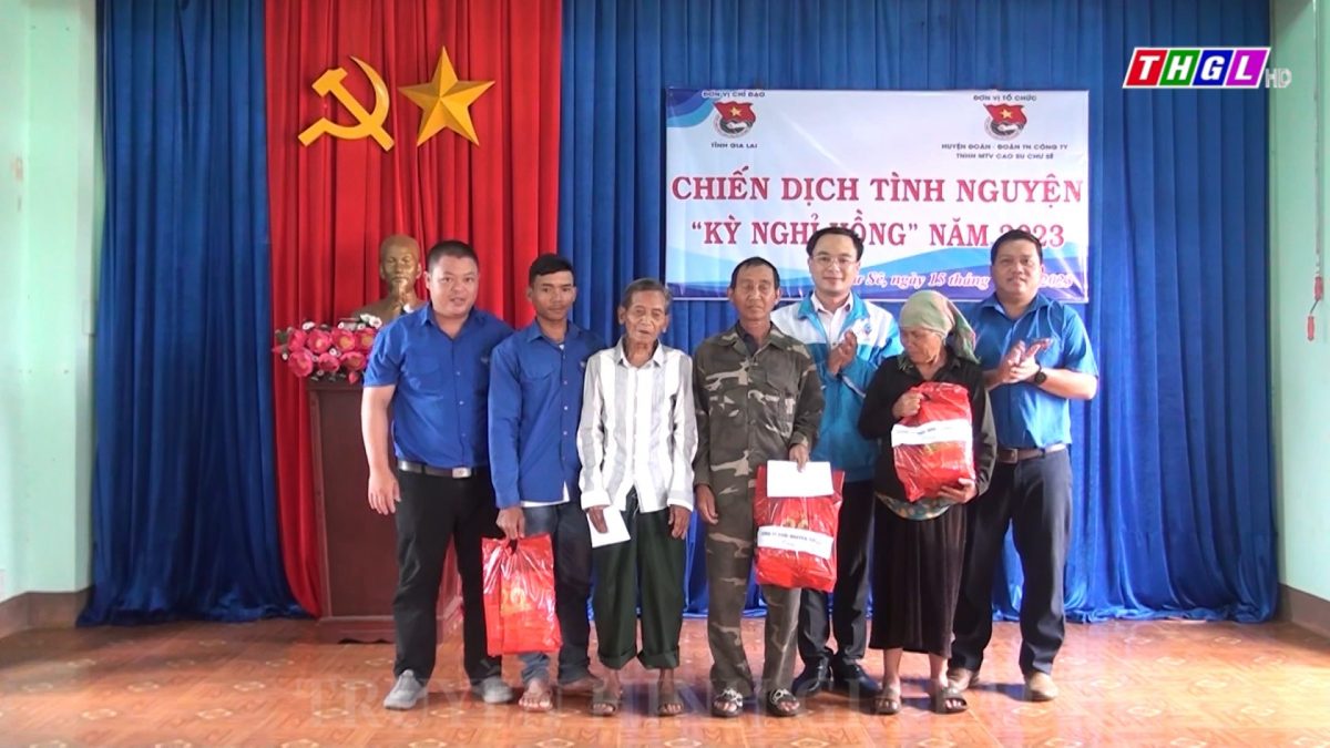 Chư Sê: Ra quân chiến dịch tình nguyện “Kỳ nghỉ hồng” năm 2023