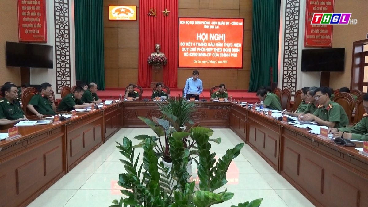 Chủ tịch UBND tỉnh Trương Hải Long dự, chỉ đạo Hội nghị sơ kết 6 tháng đầu năm thực hiện Quy chế phối hợp theo Nghị định số 03/2019/NĐ-CP của Chính phủ