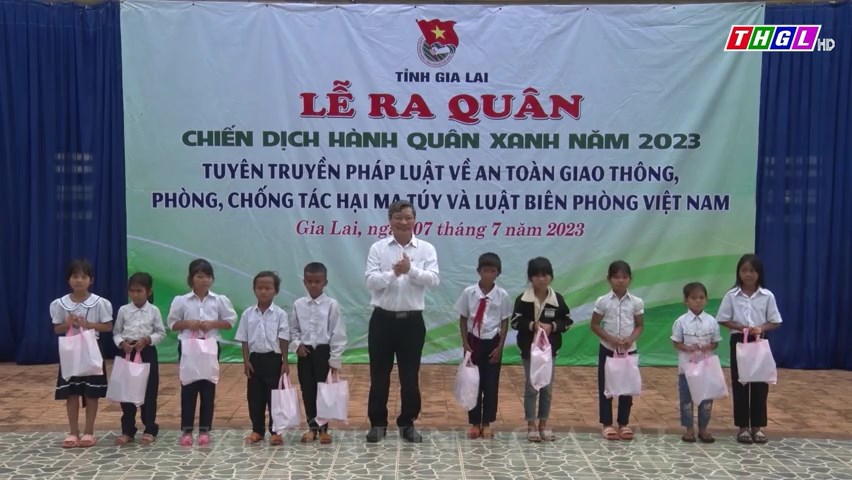 Đoàn Thanh niên tỉnh Gia Lai tổ chức Lễ ra quân chiến dịch “Hành quân xanh” năm 2023