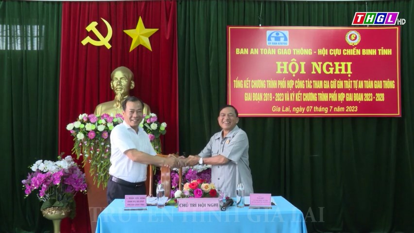 Tổng kết chương trình phối hợp công tác tham gia giữ gìn trật tự an toàn giao thông