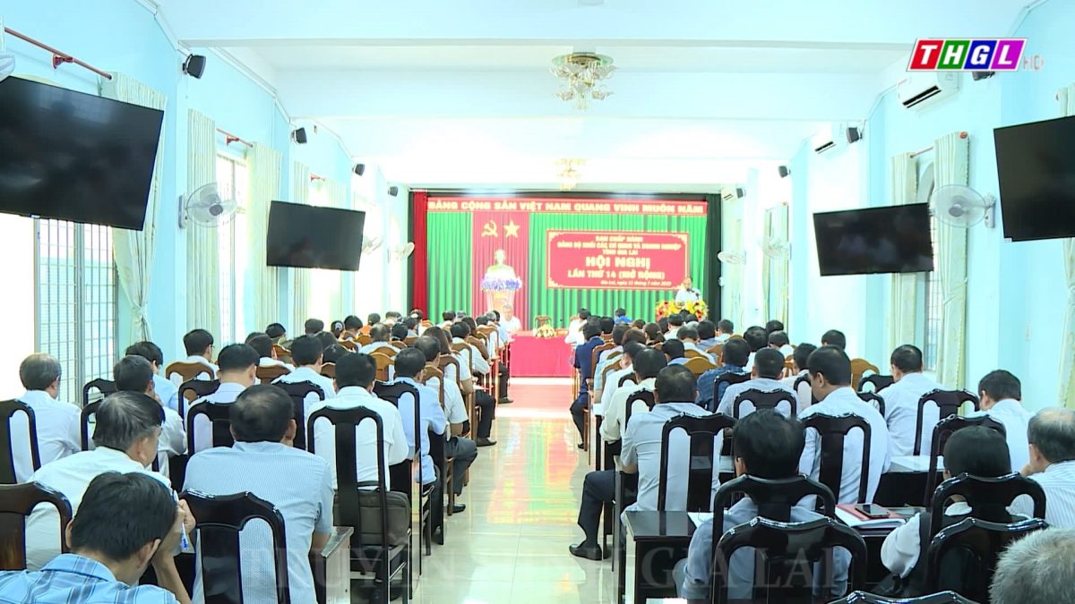 Đảng ủy Khối Các cơ quan và doanh nghiệp tỉnh Gia Lai tổ chức Hội nghị Ban Chấp hành Đảng bộ Khối lần thứ 14 (mở rộng)