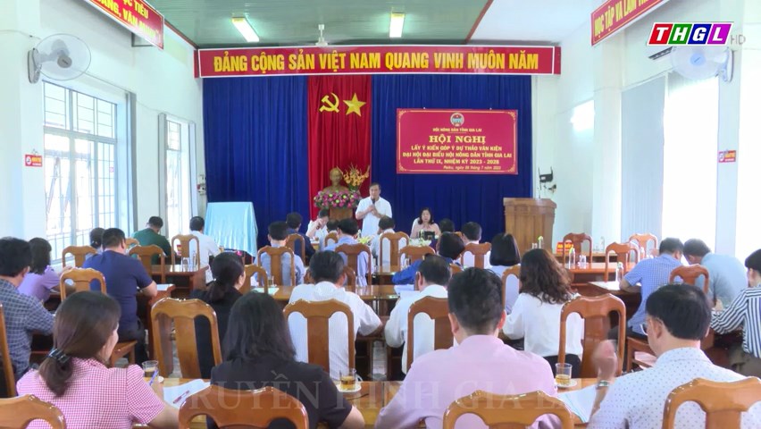 Góp ý Dự thảo văn kiện Đại hội Đại biểu Hội Nông dân tỉnh Gia Lai lần thứ IX, nhiệm kỳ 2023-2028