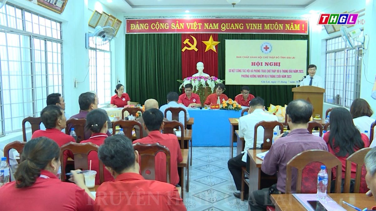 Hội nghị sơ kết công tác Hội và phong trào Chữ thập đỏ 6 tháng đầu năm 2023