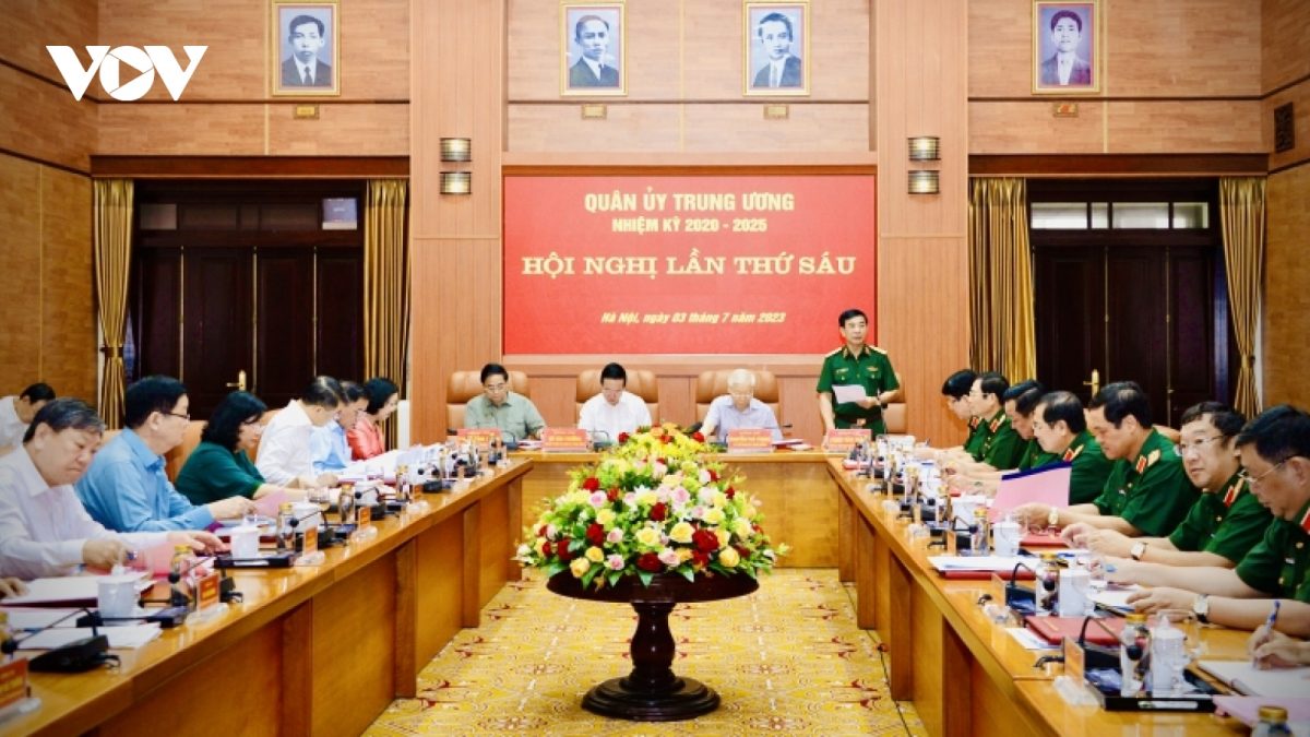 Tổng Bí thư Nguyễn Phú Trọng chủ trì hội nghị Quân ủy Trung ương 6 tháng đầu năm