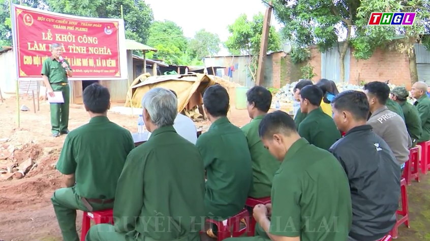 TP. Pleiku khởi công xây dựng nhà tình nghĩa cho hội viên cựu chiến binh