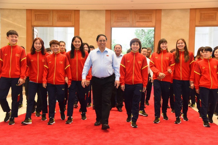 Thủ tướng Phạm Minh Chính: ‘Tuyển nữ Việt Nam đã thể hiện tinh thần thép ở World Cup’