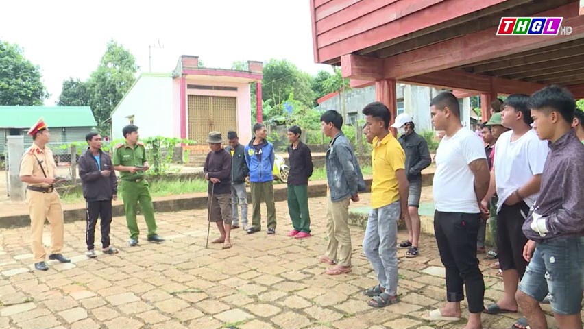 Mang Yang triển khai các giải pháp đảm bảo trật tự an toàn giao thông ngay từ cơ sở