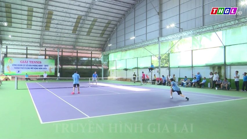 Giải Tennis Công đoàn Văn phòng HĐND-UBND TP. Pleiku mở rộng năm 2023