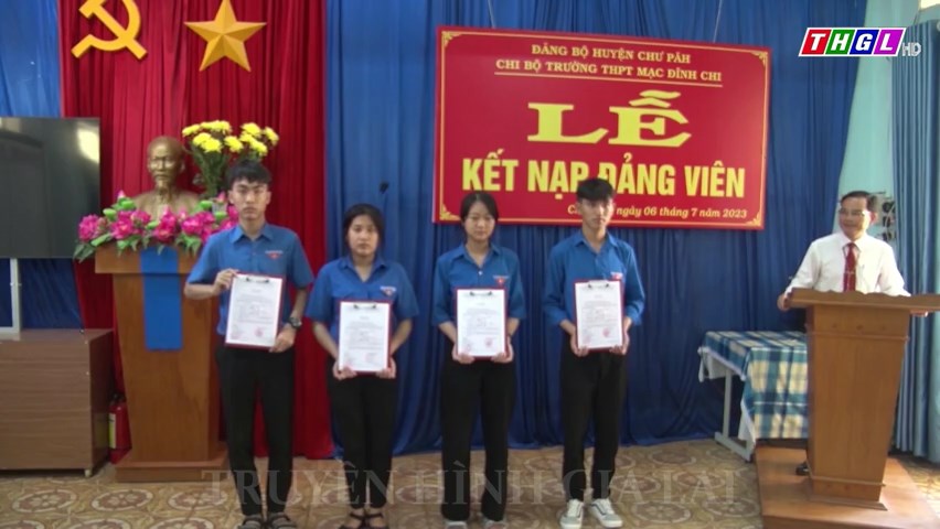 Năm học 2022-2023 toàn tỉnh Gia Lai có 160 học sinh THPT được kết nạp Đảng