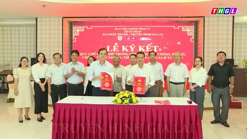 Ký kết Quy chế phối hợp trong công tác Nội chính, phòng, chống tham nhũng, tiêu cực và cải cách Tư pháp