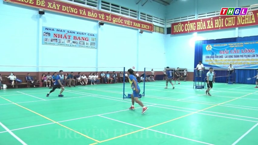 TP.Pleiku tổ chức Giải Cầu lông công nhân viên chức- lao động lần thứ 16 năm 2023