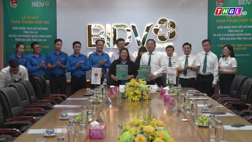Tỉnh đoàn Gia Lai và Ngân hàng TMCP Đầu tư và Phát triển Việt Nam chi nhánh Gia Lai ký kết thỏa thuận hợp tác