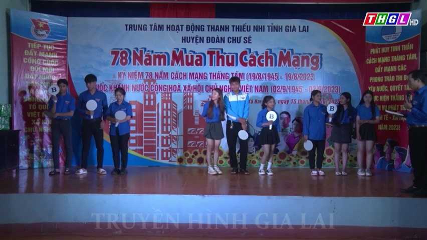 Trung tâm hoạt động TTN tổ chức hoạt động tuyên truyền với chủ đề “78 Mùa thu Cách mạng”