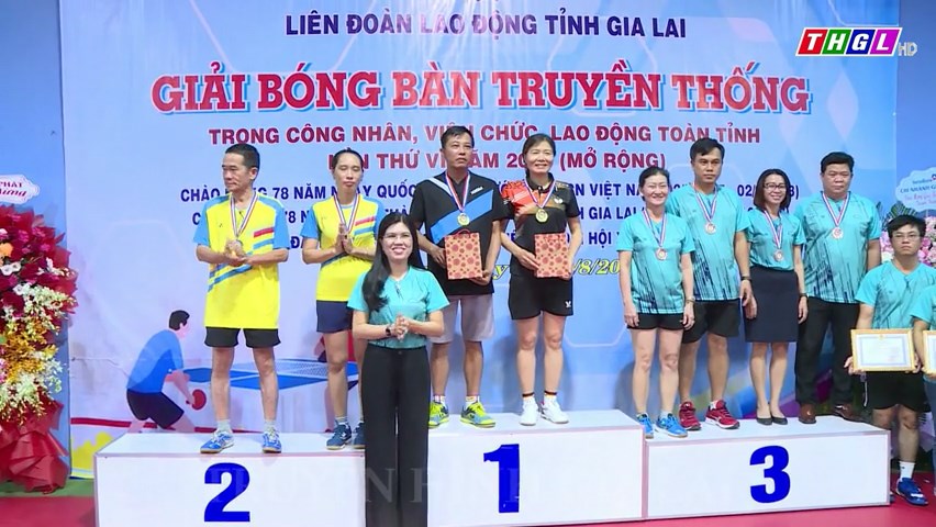 Bế mạc Giải Bóng bàn truyền thống tỉnh Gia Lai