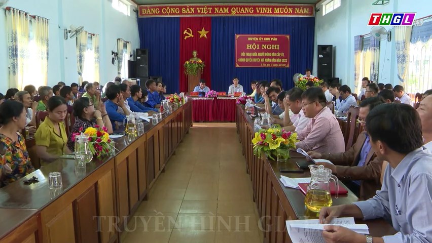 Chư Păh hội nghị đối thoại giữa người đứng đầu cấp ủy, chính quyền huyện với nhân dân năm 2023