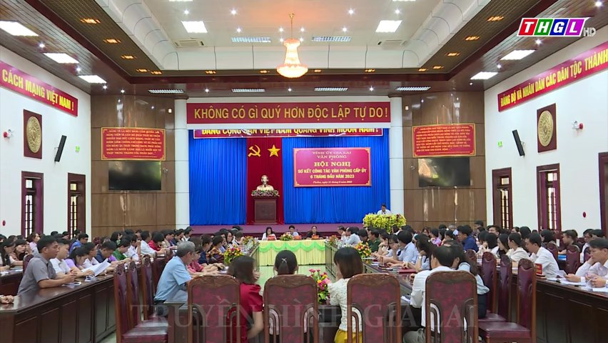 Hội nghị sơ kết công tác văn phòng cấp uỷ 6 tháng đầu năm 2023