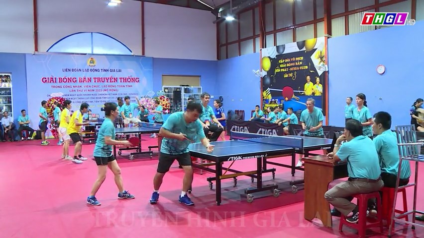 Khai mạc Giải Bóng bàn truyền thống tỉnh Gia Lai