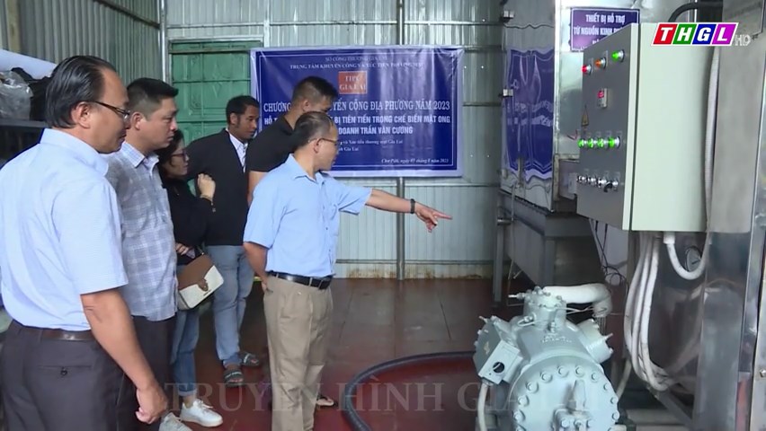 Nghiệm thu Đề án “Hỗ trợ ứng dụng máy móc, thiết bị tiên tiến trong chế biến mật ong”