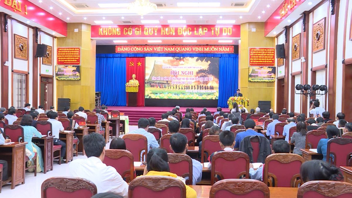 Gia Lai tổng kết 20 năm Ngày hội Đại đoàn kết toàn dân tộc