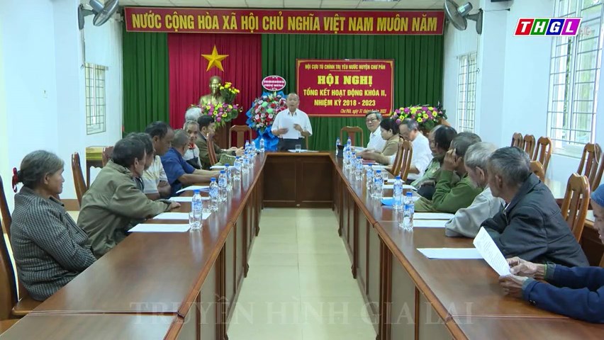 Hội Cựu tù chính trị yêu nước huyện Chư Păh tổng kết hoạt động khoá II, nhiệm kỳ 2018-2023
