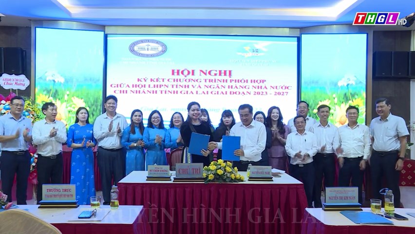 Hội LHPN tỉnh và Ngân hàng Nhà nước chi nhánh tỉnh Gia Lai ký kết Quy chế phối hợp