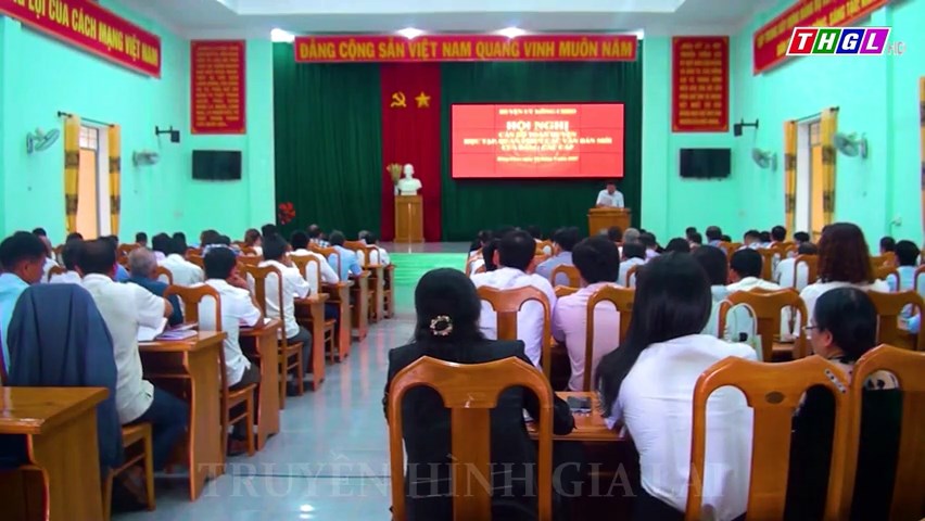 Huyện uỷ Kông Chro: Gần 200 cán bộ chủ chốt tham gia quán triệt nghị quyết của Đảng các cấp