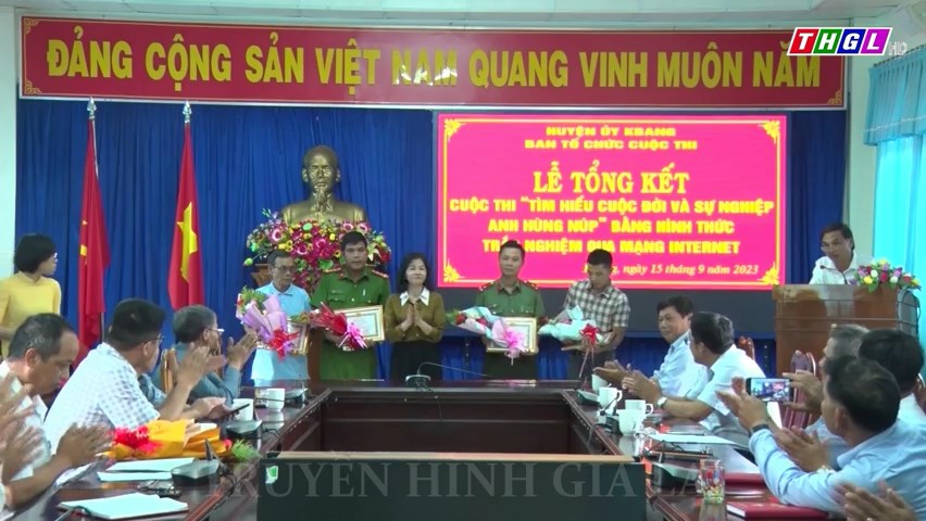 Kbang tổng kết giải Cuộc thi Tìm hiểu cuộc đời sự nghiệp Anh Hùng Núp