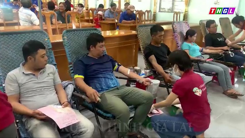 Kông Chro thu được 416 đơn vị máu an toàn