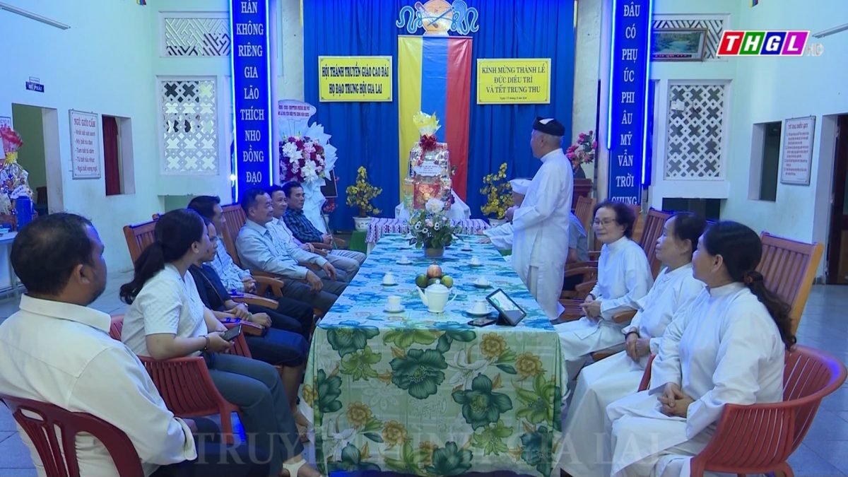 TP. Pleiku thăm, chúc mừng các họ đạo Cao đài nhân dịp Lễ Hội yến Diêu Trì cung năm 2023