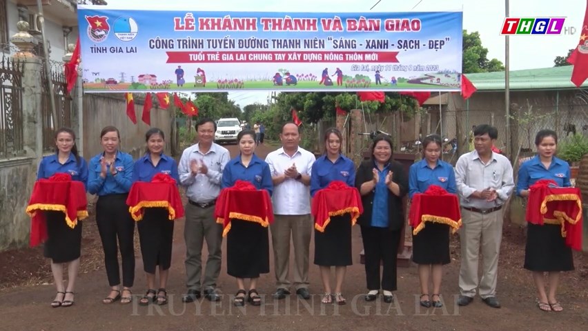 Khánh thành và bàn giao công trình tuyến đường thanh niên “Sáng – Xanh – Sạch – Đẹp”