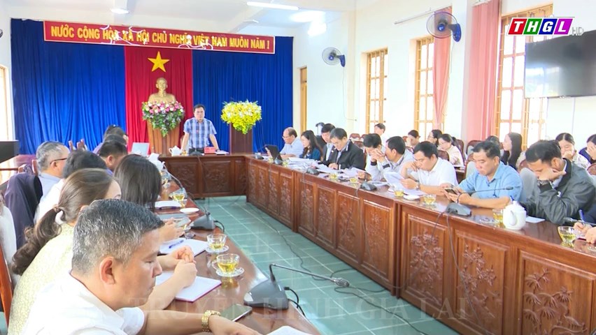 UBND TP.Pleiku họp thống nhất nội dung Dự thảo kế hoạch tổ chức  Ngày hội Văn hóa, du lịch thành phố Pleiku năm 2023