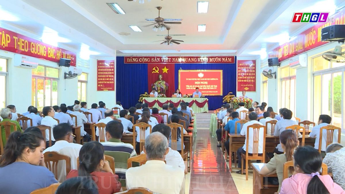 Đại biểu Quốc hội tỉnh Gia Lai tiếp xúc cử tri tại huyện Krông Pa