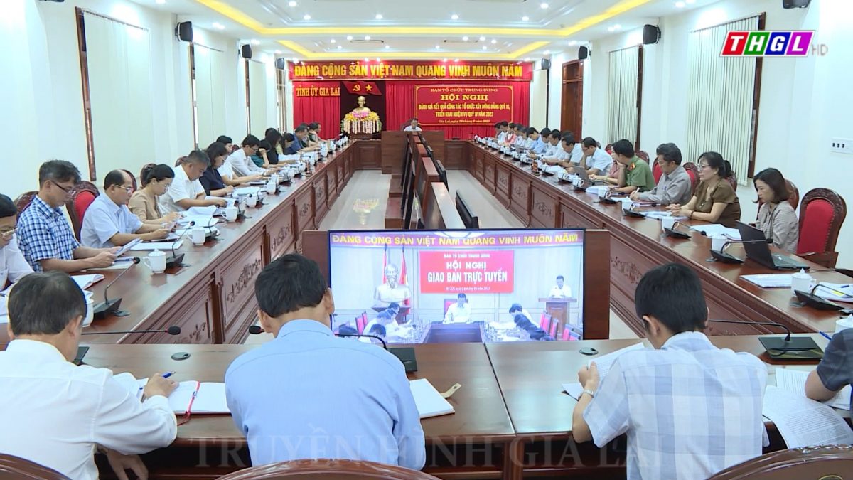 Hội nghị đánh giá kết quả công tác tổ chức xây dựng Đảng quý III,  triển khai nhiệm vụ quý IV năm 2023