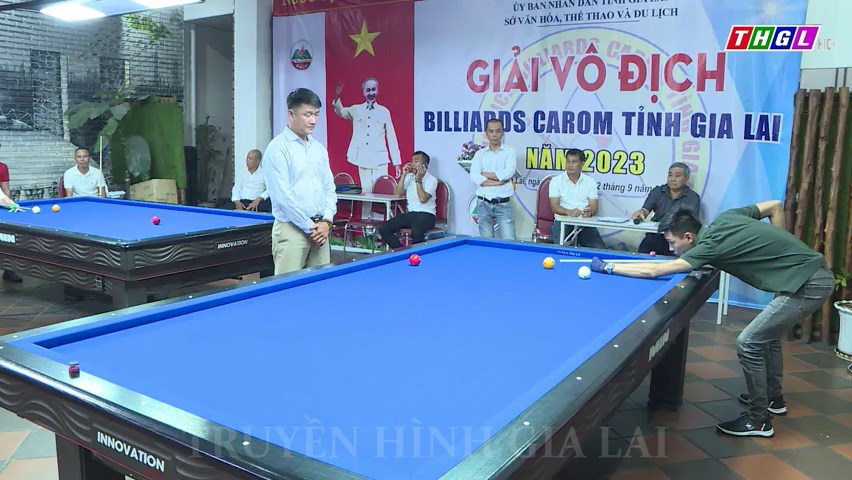 Hơn 120 cơ thủ tranh tài tại Giải Vô địch Billiards Carom tỉnh Gia Lai năm 2023