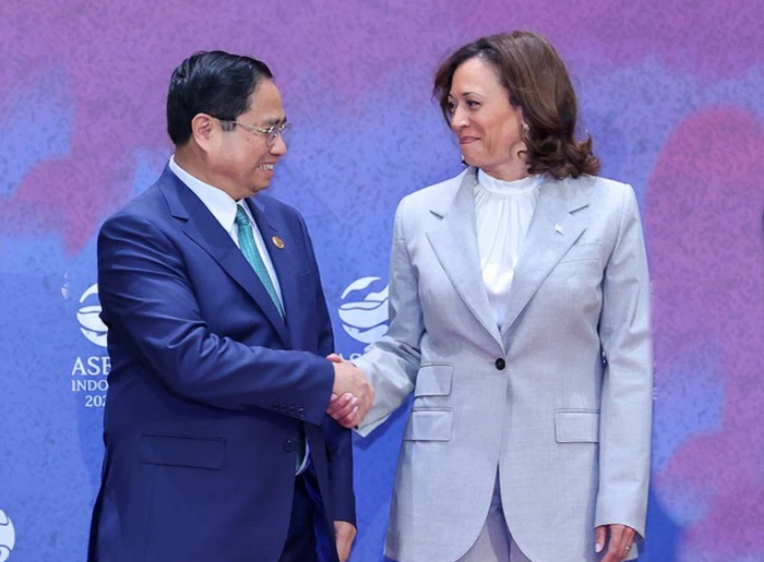 Thủ tướng Phạm Minh Chính gặp Phó Tổng thống Hoa Kỳ Kamala Harris