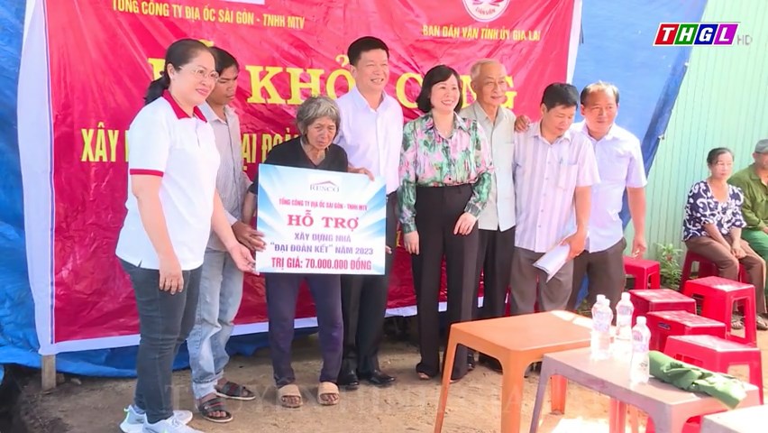 Ban Dân vận Tỉnh ủy Gia Lai khởi công xây dựng nhà “Đại đoàn kết” tại huyện Chư Păh