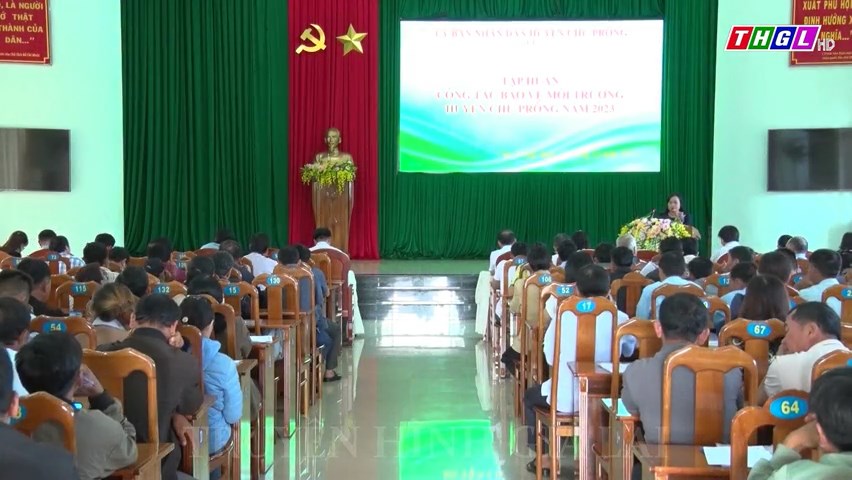 Chư Prông tập huấn công tác quản lý môi trường năm 2023