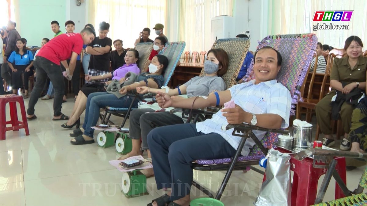 Chư Prông tiếp nhận 678 đơn vị máu