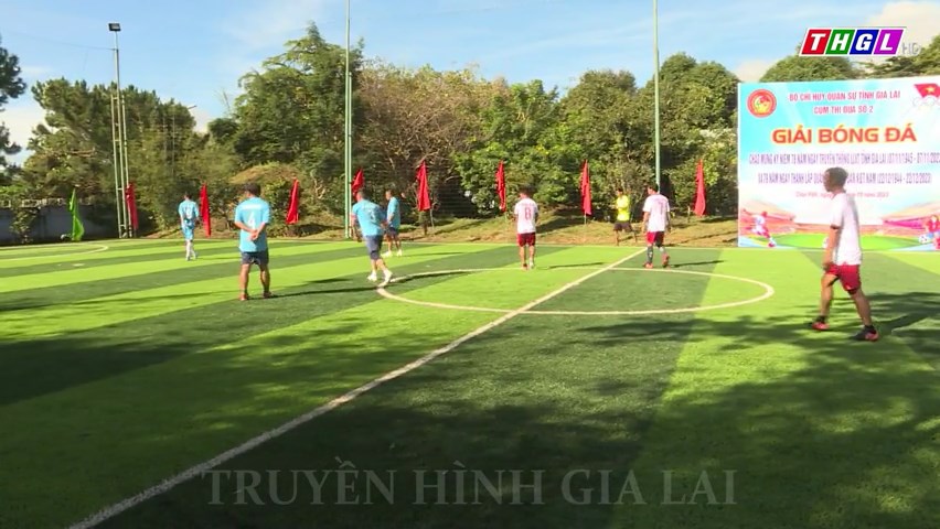 Cụm thi đua số 2 Lực lượng vũ trang tỉnh Gia Lai tổ chức giải bóng đá nam mini