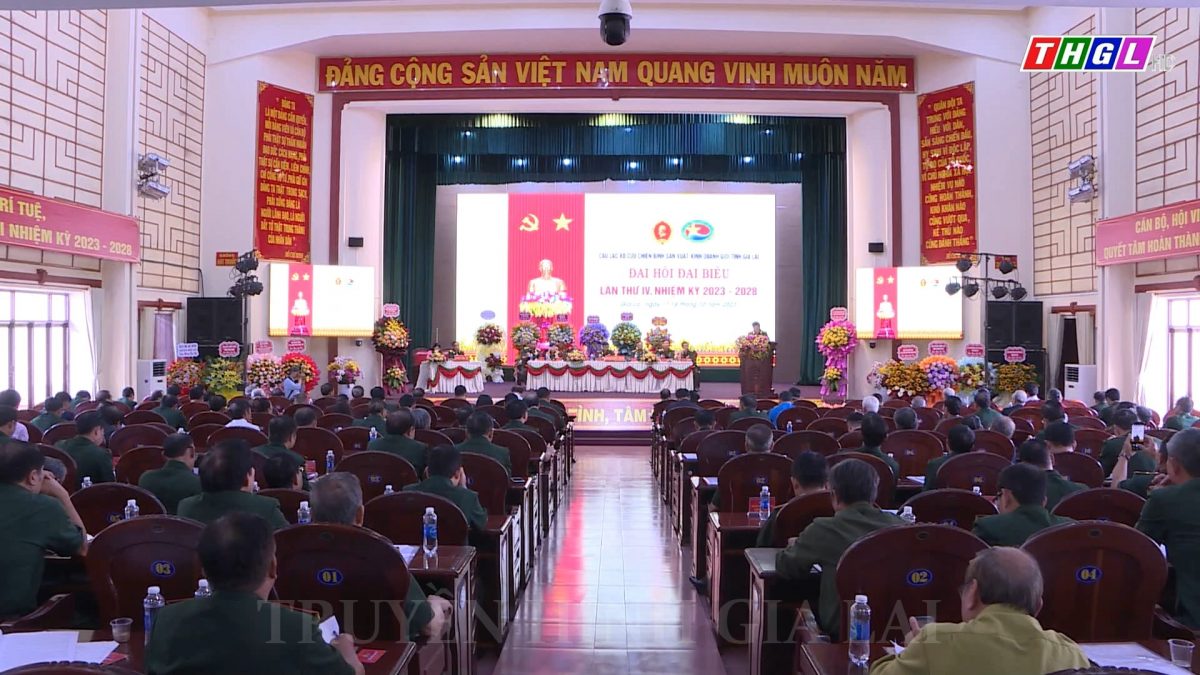 Bế mạc Đại hội đại biểu Câu lạc bộ Cựu chiến binh SXKD giỏi tỉnh Gia Lai lần thứ IV, nhiệm kỳ 2023-2028