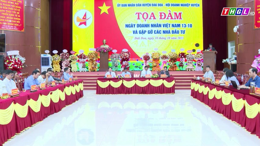 Huyện Đak Đoa tổ chức tọa đàm nhân Ngày Doanh nhân Việt Nam