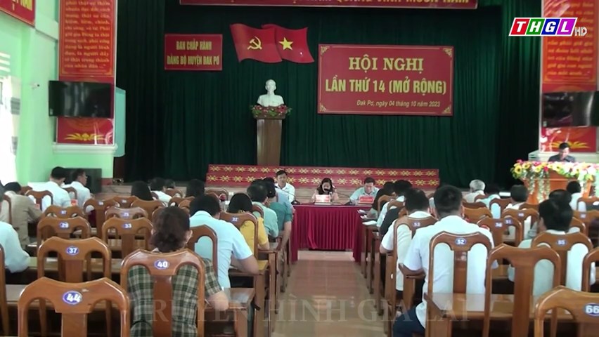 Hội nghị Ban Chấp hành Đảng bộ huyện Đak Pơ lần thứ 14, khoá XVII (mở rộng)