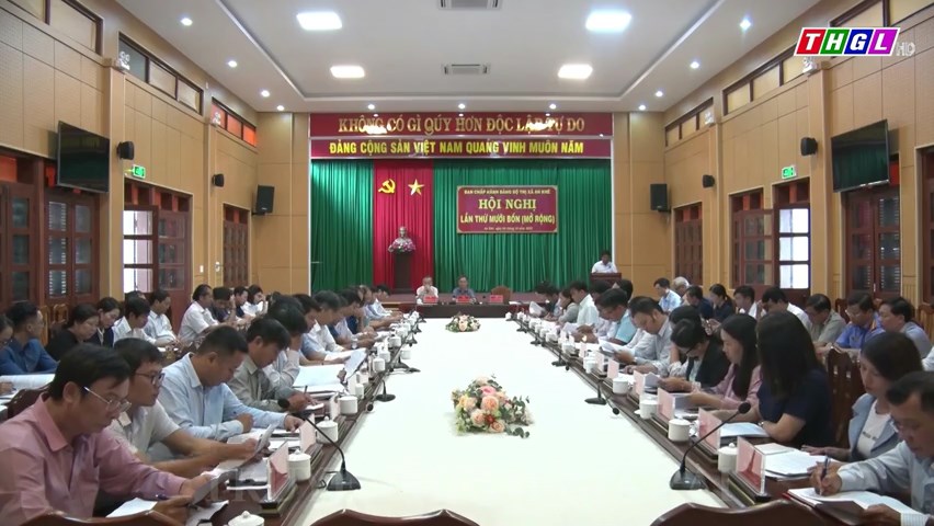 Hội nghị  Ban Chấp hành Đảng bộ thị xã An Khê mở rộng lần thứ 14, khóa XVII (mở rộng)